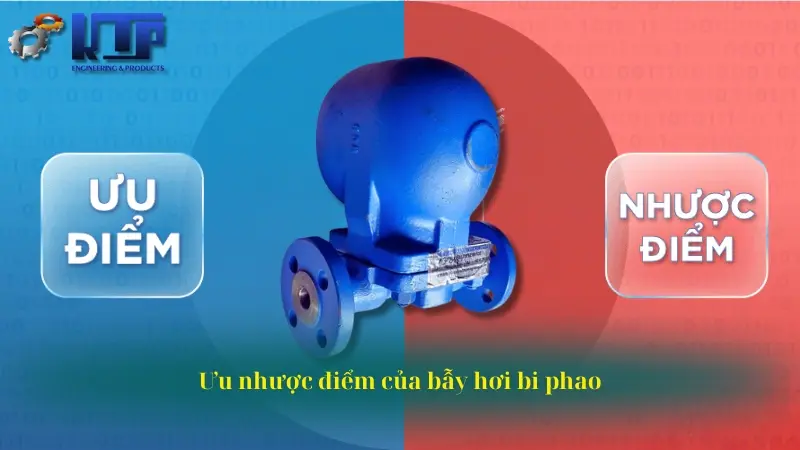 Ưu nhược điểm của bẫy hơi bi phao