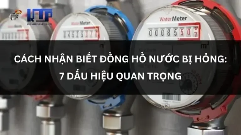 cách nhận biết đồng hồ nước bị hỏng