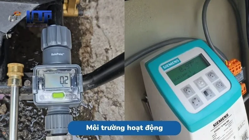 Môi trường hoạt động của flow meter