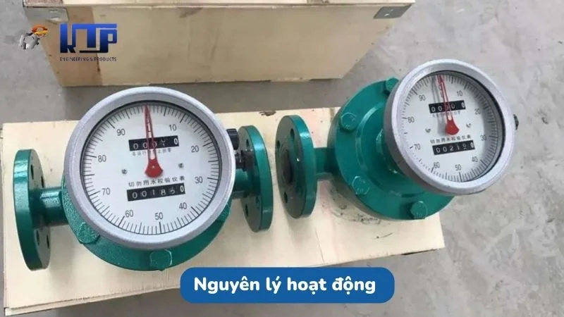 Nguyên lý hoạt động của đồng hồ đo lưu lượng hình Oval